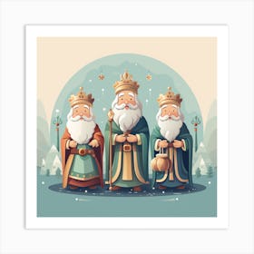 Three Kings Art Print