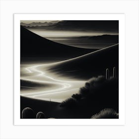 Cactus Desert Art Print