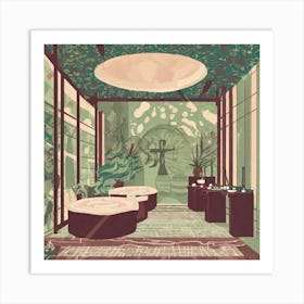 Bathroom Illustration Art Print