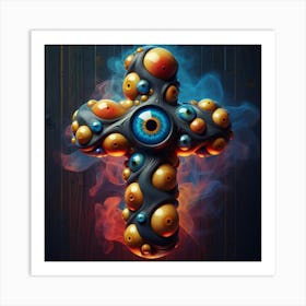 Eye Cross Art Print