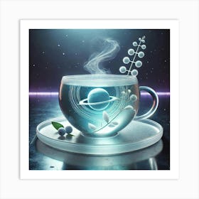 A Futuristic Drink Named Celestial Tea, Featurin Art Print