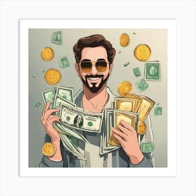 Money Mania Art Print