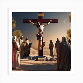 Jesus On The Cross 1 Art Print