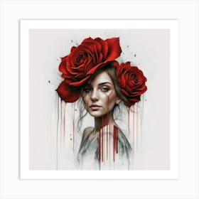 Red Roses 1 Art Print