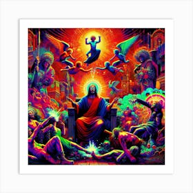 Throne Of Jesus Art Print