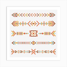 Navajo Arrows Art Print