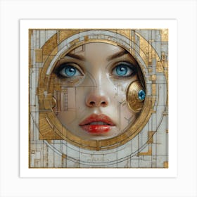 Face Of The Future Art Print