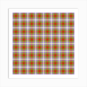 Plaid Pattern 29 Art Print