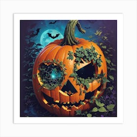 Halloween Pumpkin 1 Art Print