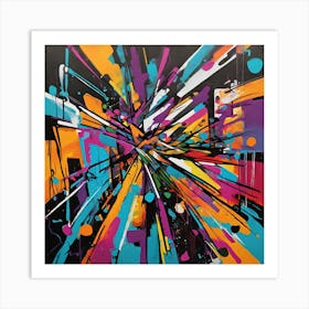 Splatters Art Print