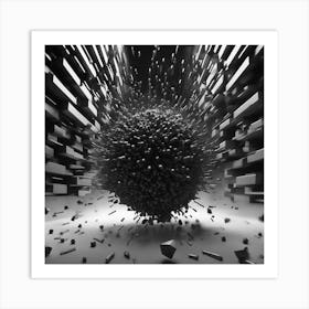 Abstract Sphere Art Print