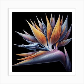 Flower of Bird of Paradise 8 Art Print