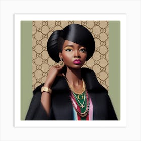 Gucci Girl Art Print