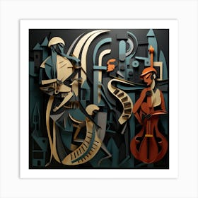 Jazz Musicians 17 Art Print