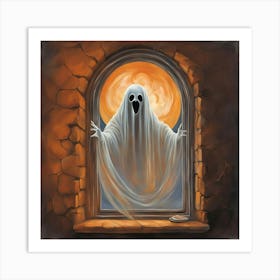 Wailing Ghost Art Print