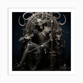 Demon Throne 1 Art Print