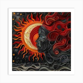 Solar Flare 1 Art Print