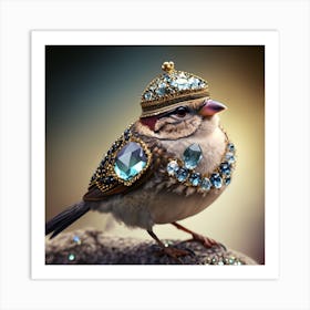 Luxury Royal Bird Art Print