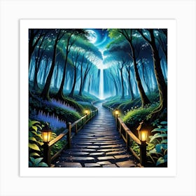 Path In The Woods Art Print