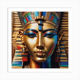 Egyptian civilization abstract look  Art Print
