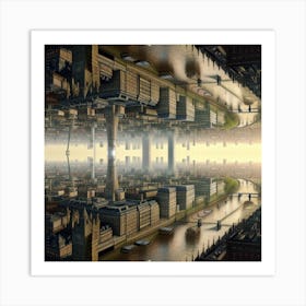 London Cityscape Art Print