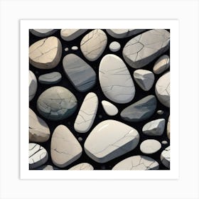 Pebbles 13 Art Print