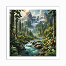 Forest 6 Art Print