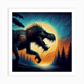 T-Rex Art Print