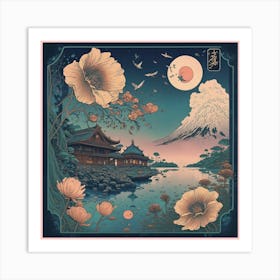 Asian Landscape Art Print