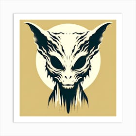 Alien Head Art Print