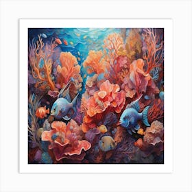 Coral Reef 1 Art Print