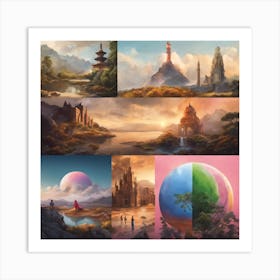 Dreamscapes Art Print