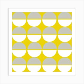 Yellow Circles Art Print