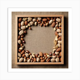 Nuts In A Frame 2 Art Print