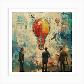 Lightbulb Art Print