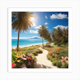 Path To The Beach 6 Art Print