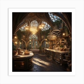 Fairytale Kitchen Art Print