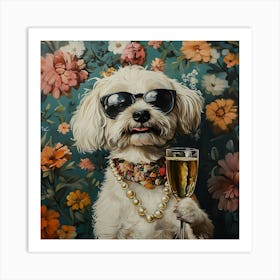 Whimsical Dogs 65 Art Print