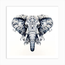 Elephant Series Artjuice By Csaba Fikker 016 1 Art Print