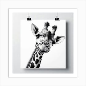 Giraffe 2 Art Print