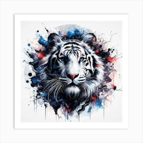 White Tiger 7 Art Print