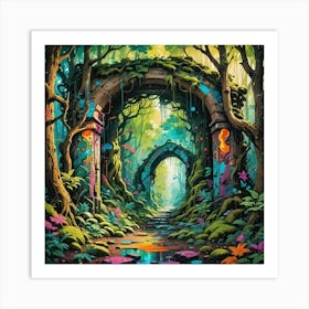 Gateway To The Forest Art Print