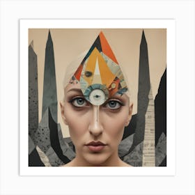 Woman'S Head 3 Art Print