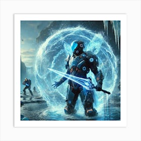 Aquatic Shield Art Print