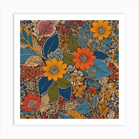 Floral Pattern 8 Art Print