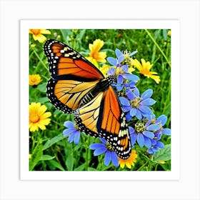 Monarch Butterfly 11 Art Print