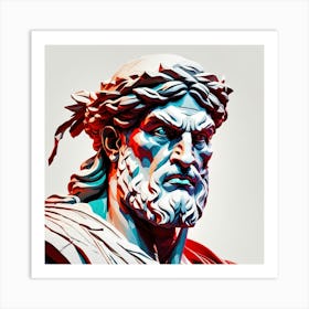 Zeus , the Greek God Art Print