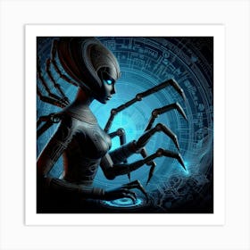 Alien Woman Art Print