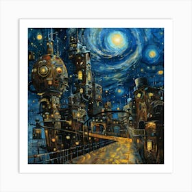 Starry Night 35 Art Print