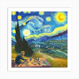 Starry Night 2 Art Print